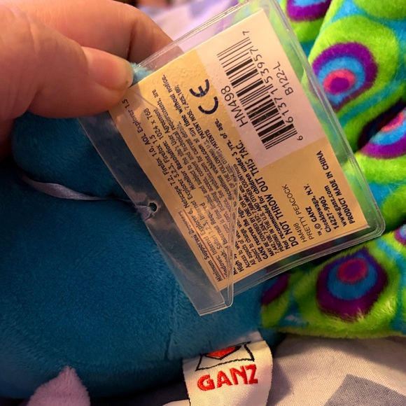 Webkinz Peacock with code - Picture 3 of 3